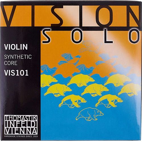 Thomastik VIS101 Vision Solo Комплект струн для скрипки размером 4/4, среднее натяжение.